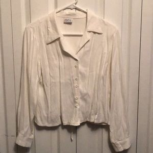 Classic white vintage blouse